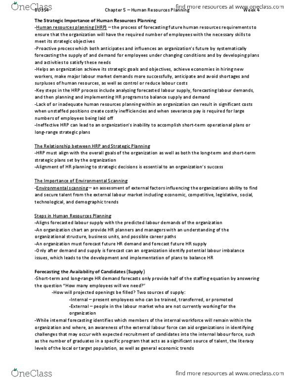 BU354 Chapter Notes - Chapter 5: Dependent And Independent Variables, Severance Package, Layoff thumbnail