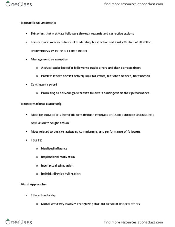 MGT 304 Lecture 26: Transactional Leadership thumbnail