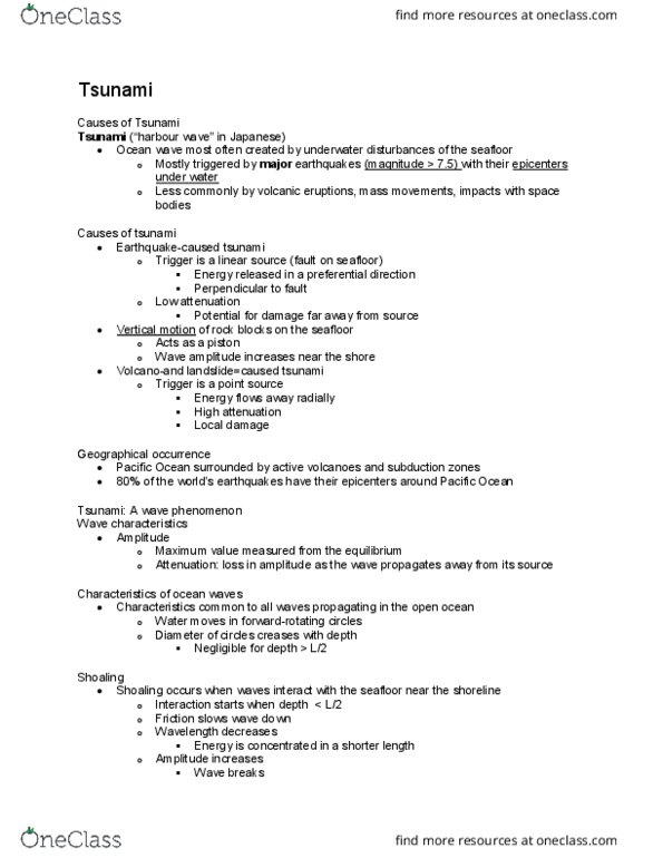 ERTH 2415 Lecture Notes - Lecture 7: Bathymetry, 2004 Indian Ocean Earthquake And Tsunami, Eurasian Plate thumbnail