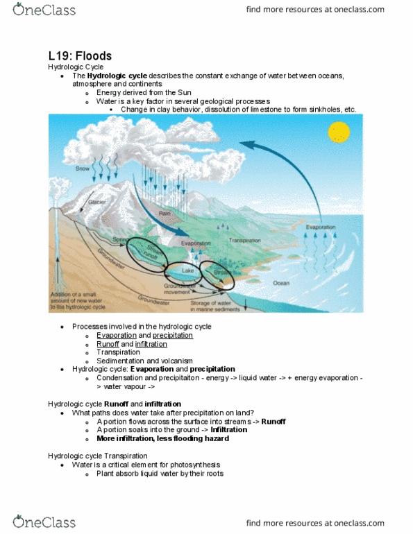 ERTH 2415 Lecture Notes - Lecture 19: Flood Barrier, Flood Mitigation, Flow Velocity thumbnail