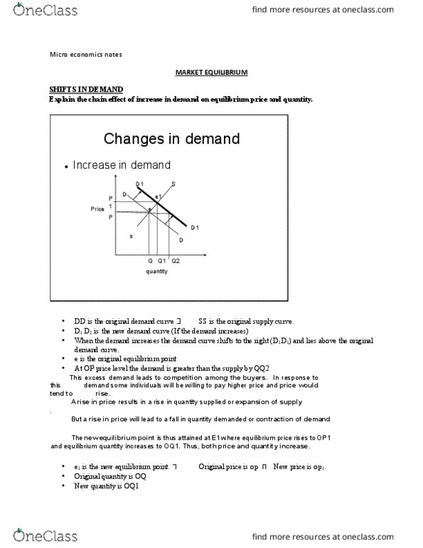 ECON 1001 Lecture Notes - Lecture 11: Condition Number, Equilibrium Point, Economic Equilibrium thumbnail