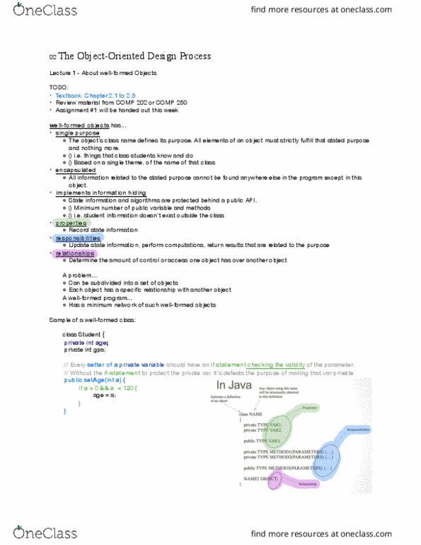 COMP 303 Lecture 1: COMP 303 02 OO Design Process Sep 15, 2016 thumbnail