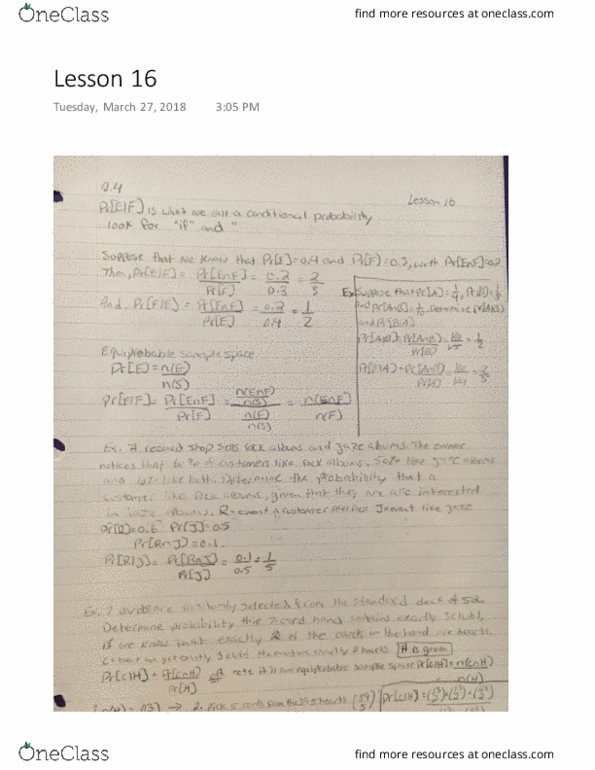 Mathematics 1228A/B Lecture 16: Lesson 16 thumbnail