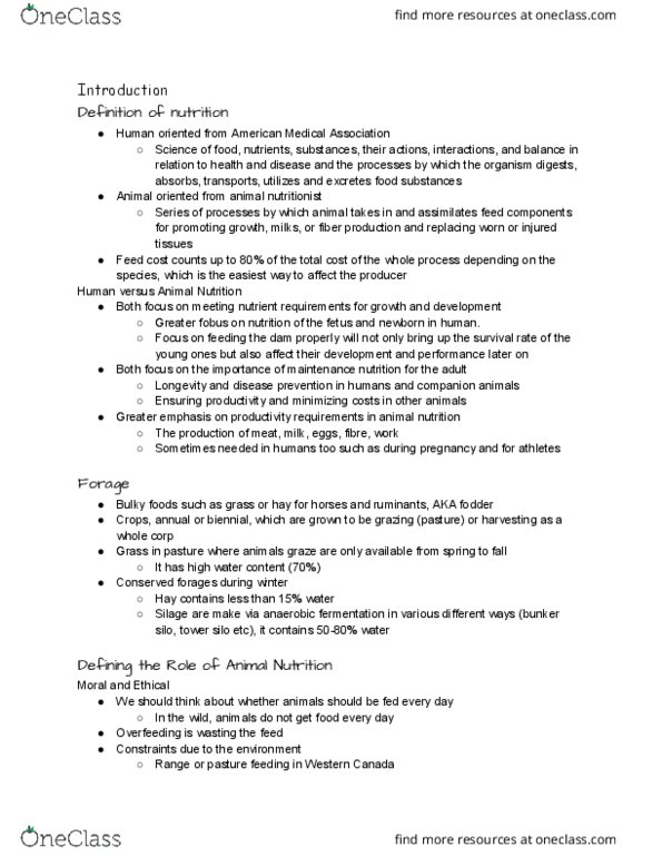ANSC 3120 Lecture Notes - Lecture 8: Protozoa, Debt Management Plan, Soil Type thumbnail