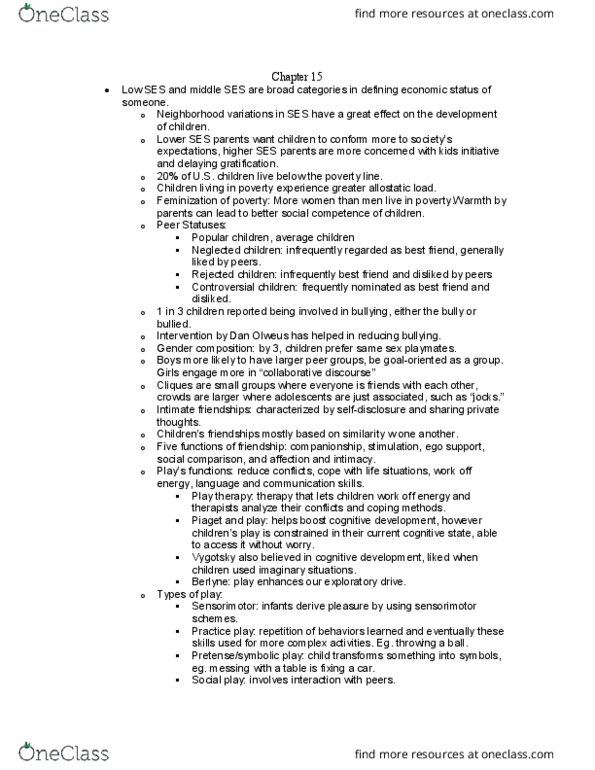 PSY BEH 101D Chapter Notes - Chapter 15: Disengagement Theory, Ethnocentrism, Asian Americans thumbnail