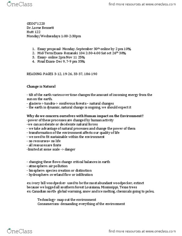 GEOG 1220 Lecture Notes - Fish Stock, Tidal Power, Radon thumbnail