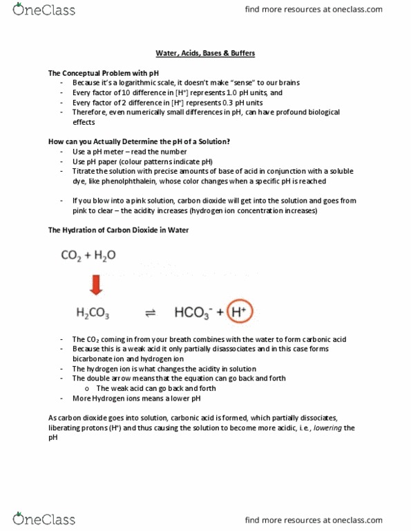 HTHSCI 1LL3 Lecture Notes - Lecture 2: Aspirin, Electronegativity, Alkalosis thumbnail