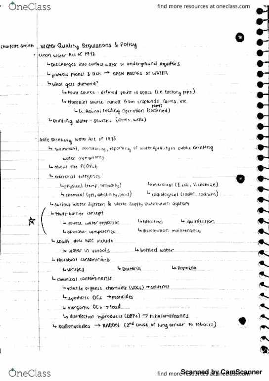 PB HLTH 116 Lecture 5: Environmental Health - Water Quality Regulations and Policy thumbnail