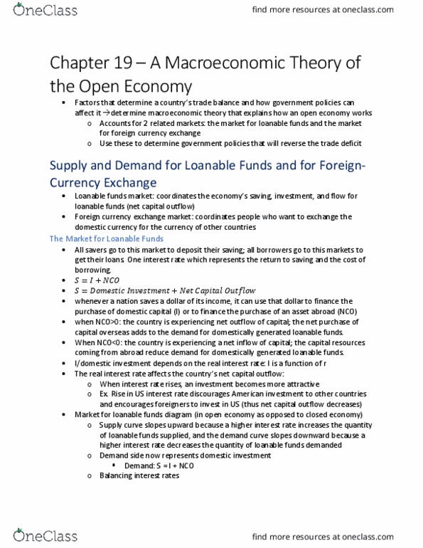 ECON 102 Chapter Notes - Chapter 19: Import Quota, Money Supply, Capital Flight thumbnail