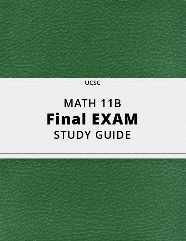 Math 11b Final Exam Guide Comprehensive Notes For The Exam 80 Pages Oneclass Math 11b Final Exam Guide Comprehensive Notes For The Exam 80 Pages Oneclass