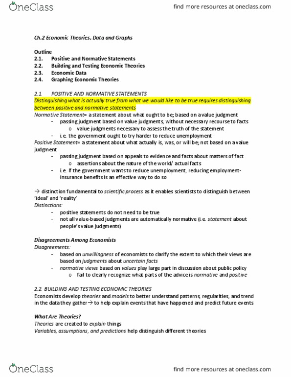 ECON 208 Chapter Notes - Chapter 2: Unemployment Benefits, Absolute Difference, Weighted Arithmetic Mean thumbnail