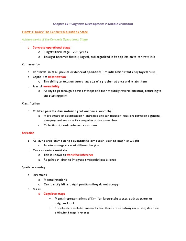 PSYCH211 Lecture Notes - Stereotype Threat, Convergent Thinking, Attention Deficit Hyperactivity Disorder thumbnail