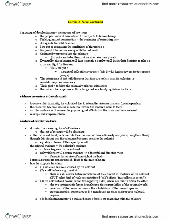 PHILOS 2G03 Lecture Notes - Lecture 2: Inferiority Complex, Positive Force thumbnail