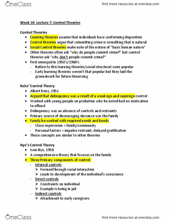 CRMN 2850U Lecture Notes - Lecture 7: Albert Reiss, Travis Hirschi thumbnail