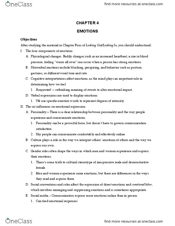 PSYCH 5 Chapter Notes - Chapter 4: Shy People, Internal Monologue, Fallacy thumbnail