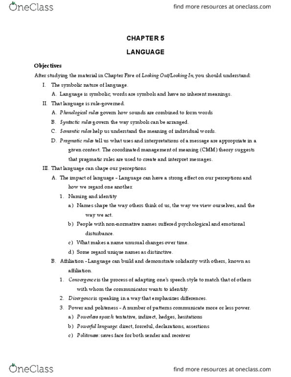 PSYCH 5 Chapter 5: Ch. 5 Language Notes thumbnail