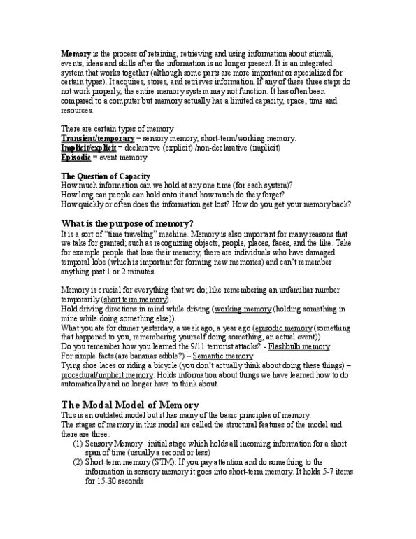 PSY270H1 Lecture Notes - Lecture 5: Fusiform Face Area thumbnail