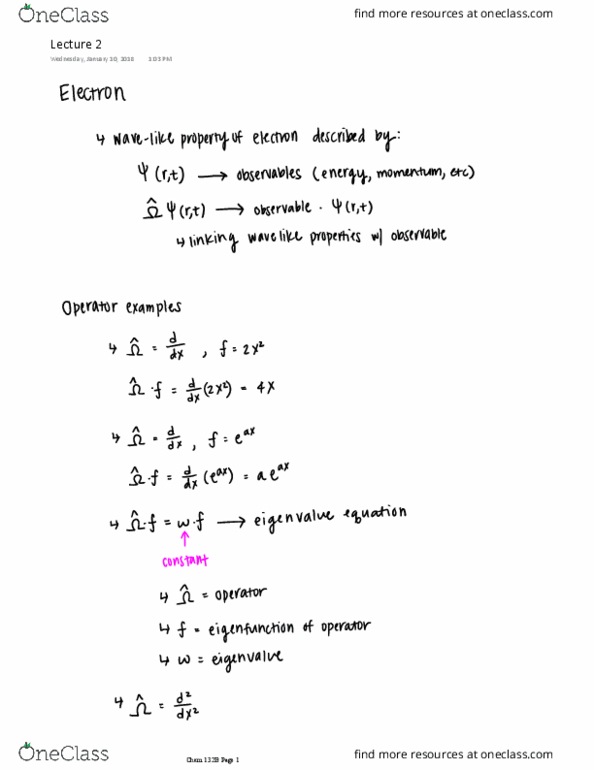 CHEM 131B Lecture 2: Lecture 2 thumbnail