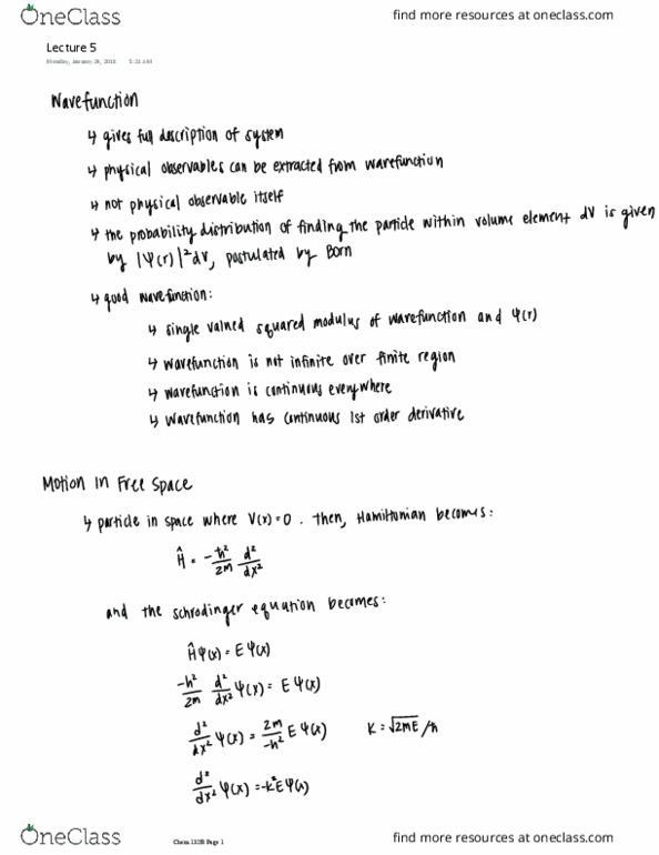 CHEM 131B Lecture 5: Lecture 5 thumbnail