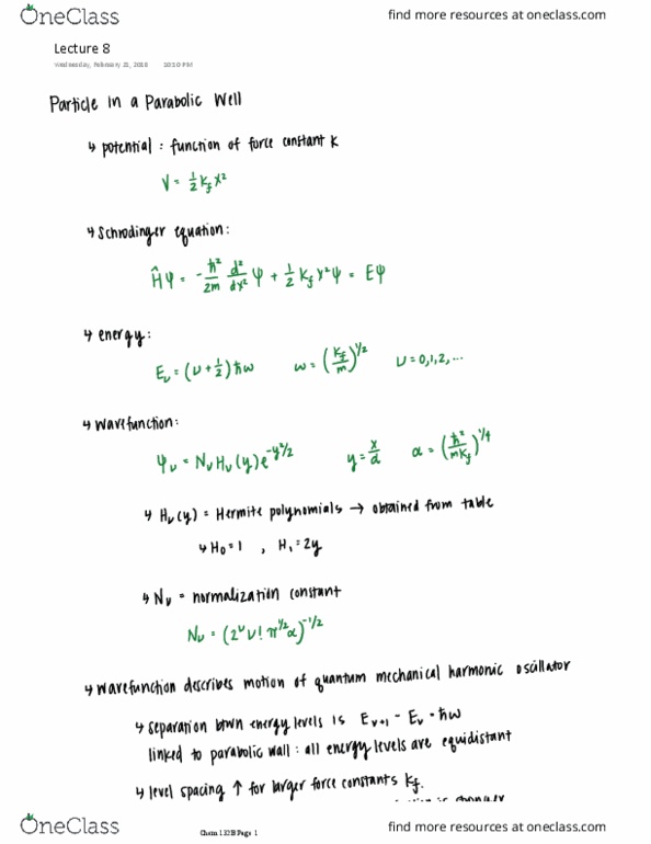 CHEM 131B Lecture 8: Lecture 8 thumbnail