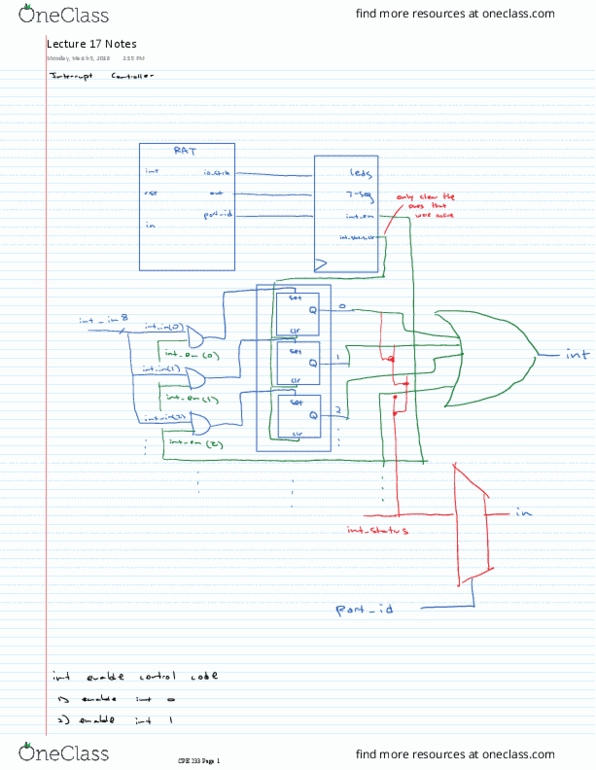 CPE 233 Lecture 17: Lecture 17 Notes thumbnail