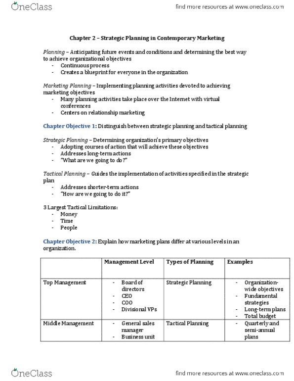 ADMS 2200 Chapter Notes - Chapter 2: Bargaining Power, Relationship Marketing, Regional Policy Of The European Union thumbnail