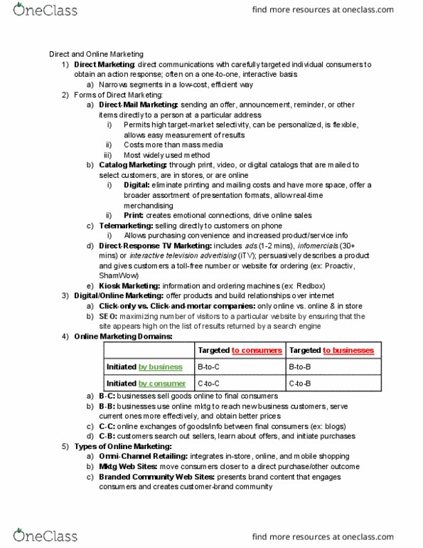 MKTG 301 Chapter Notes - Chapter 14: Retail, Interactive Television, Redbox thumbnail