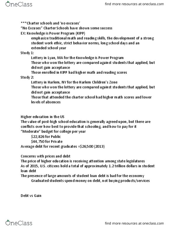 PUP-3002 Lecture Notes - Lecture 23: Knowledge Is Power Program, No Excuses thumbnail
