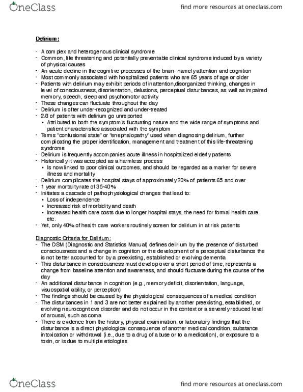 NURSING 2LA2 Lecture Notes - Lecture 8: Anticholinergic, Myelin, Apolipoprotein E thumbnail