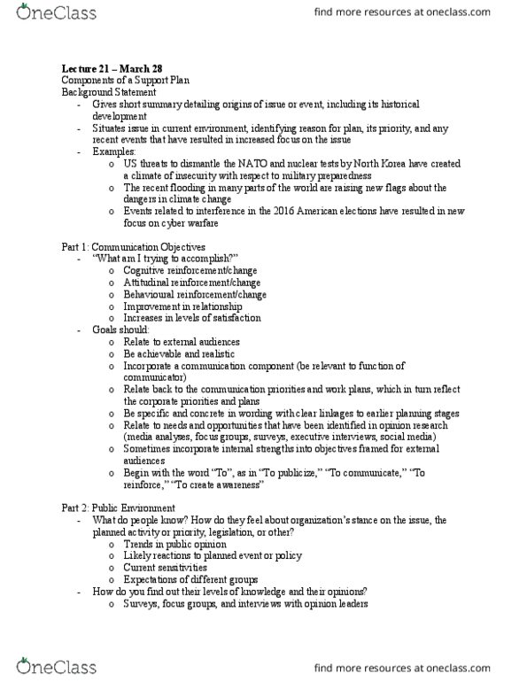 CMN 3130 Lecture Notes - Lecture 21: Relate, Cyberwarfare thumbnail