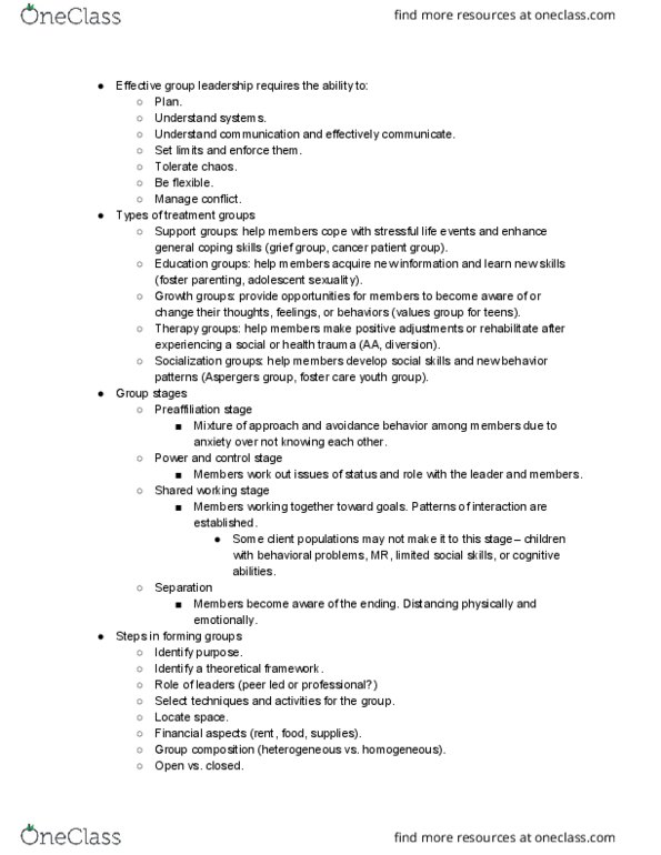 SLWK 442 Lecture Notes - Lecture 6: Decision-Making, Asperger Syndrome thumbnail