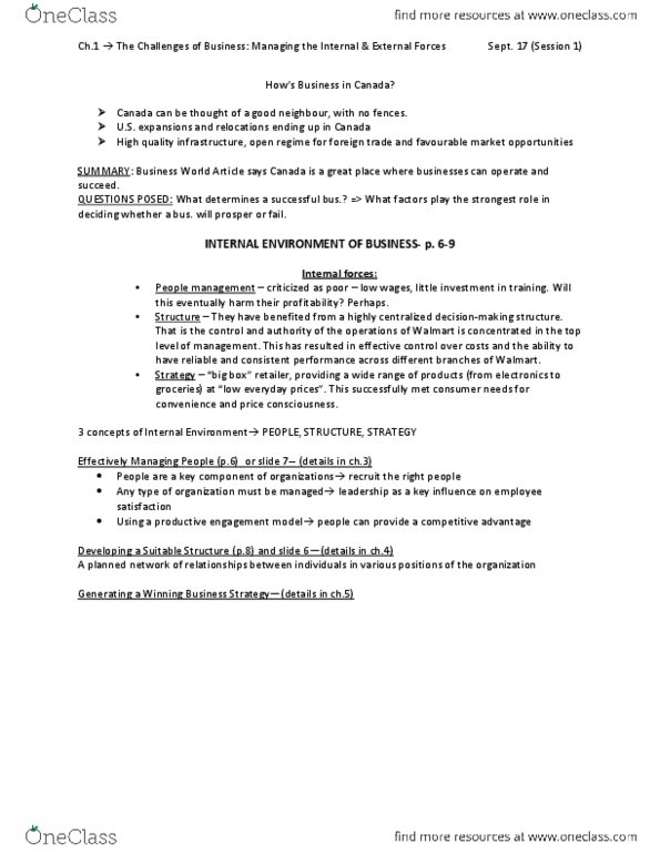 ADMS 1000 Lecture Notes - Resource-Based Economy, Bell Canada, Telecommuting thumbnail