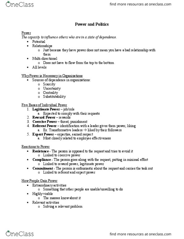 BU288 Lecture Notes - Lecture 17: Buck Passing, Situation Two, Whistleblower thumbnail