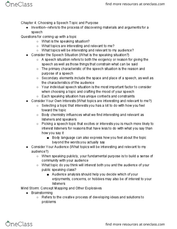 CC100 Chapter Notes - Chapter 4: Sigmund Freud, Word Association, Concept Map thumbnail