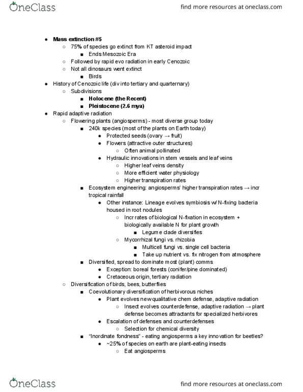 BIS 2B Lecture Notes - Lecture 33: Milankovitch Cycles, Paleocene, Transpiration thumbnail