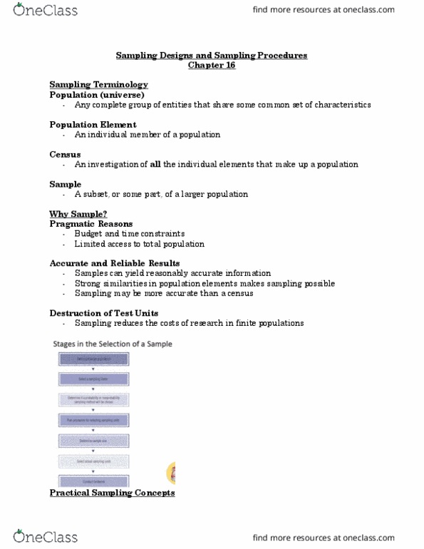 BUS 300 Lecture Notes - Lecture 10: Stratified Sampling, Complete Group, Telephone Directory thumbnail