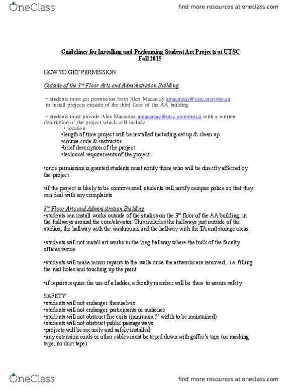 VPSC56H3 Lecture Notes - Lecture 5: Masking Tape, Endangerment, Duct Tape thumbnail