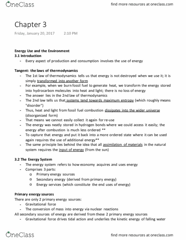 ECON 111 Lecture Notes - Lecture 3: Diesel Fuel, Ice Core, Unconventional Oil thumbnail