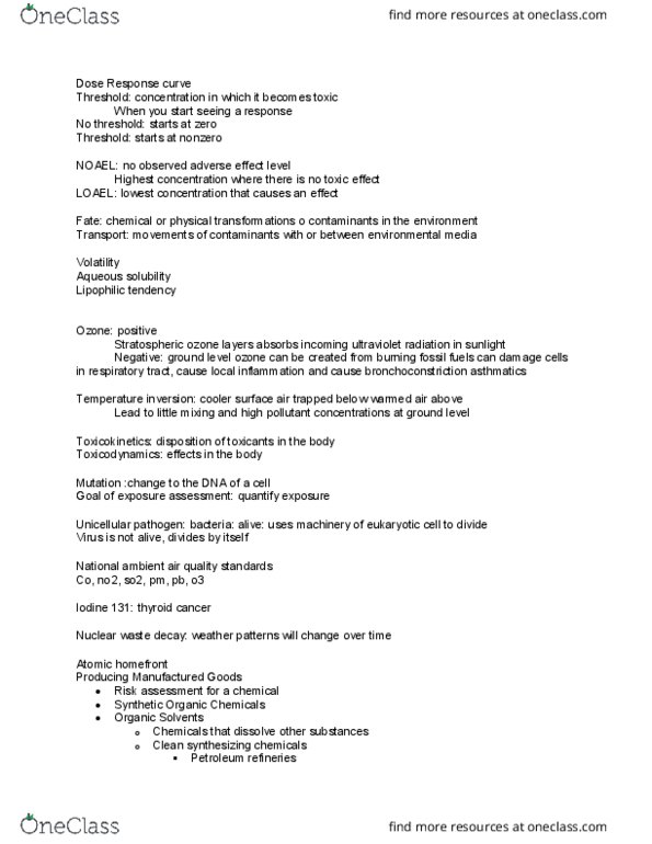 PUBH 3132 Lecture Notes - Lecture 7: Anogenital Distance, Epoxy, Lipophilicity thumbnail