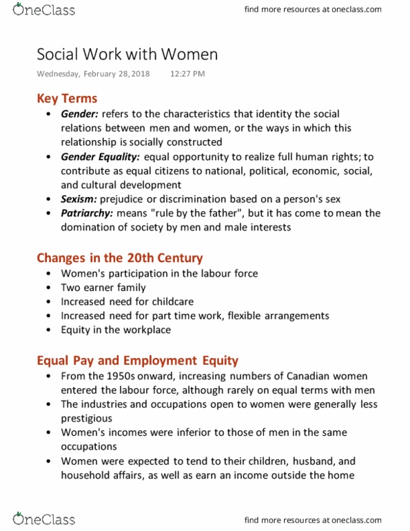 Social Work 1022A/B Lecture Notes - Lecture 4: Infographic, Dating Abuse, Visible Minority thumbnail