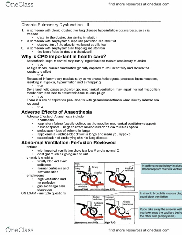 Rehabilitation Sciences 3060A/B Lecture Notes - Lecture 4: Cystic Fibrosis, Perfusion, Idiopathy thumbnail