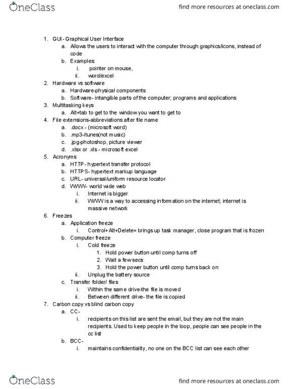 PLS 21 Lecture Notes - Lecture 1: Html, Blind Carbon Copy, Carbon Copy thumbnail