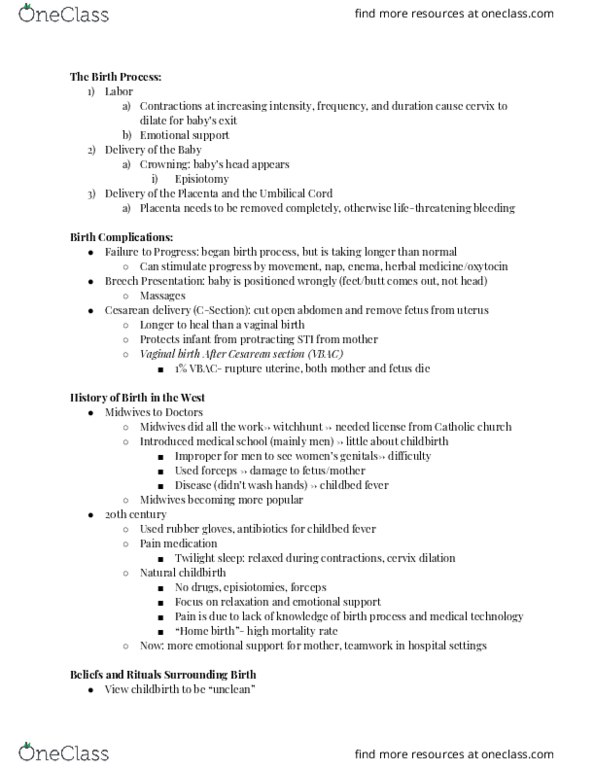 PSYC 3404 Chapter Notes - Chapter 3: Neonatal Jaundice, Maternal Death, Antibody thumbnail