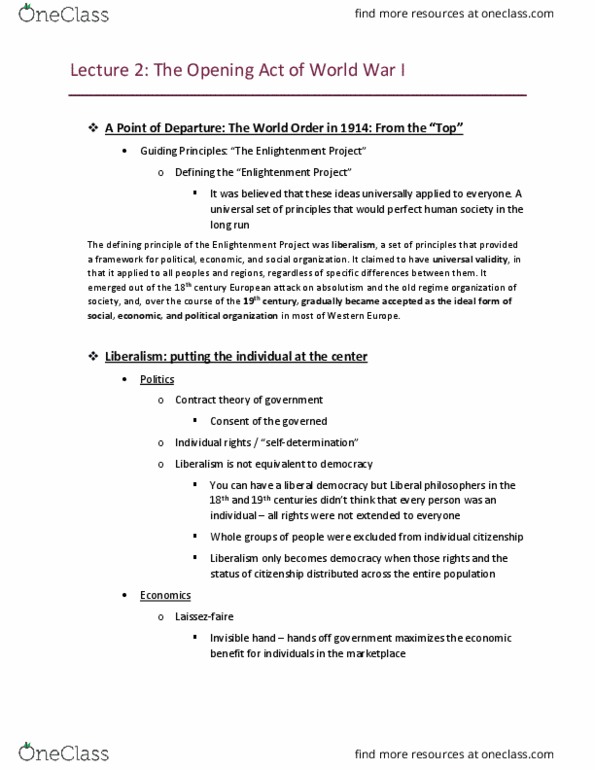 MMW 15 Lecture Notes - Lecture 2: Liberal Democracy, Contract Theory, Individual And Group Rights thumbnail