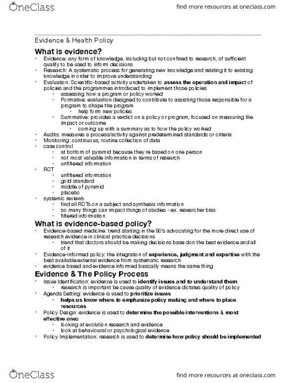 Health Sciences 3400A/B Lecture Notes - Lecture 10: Cherry Picking, Long Term Ecological Research Network, Age Of Enlightenment thumbnail