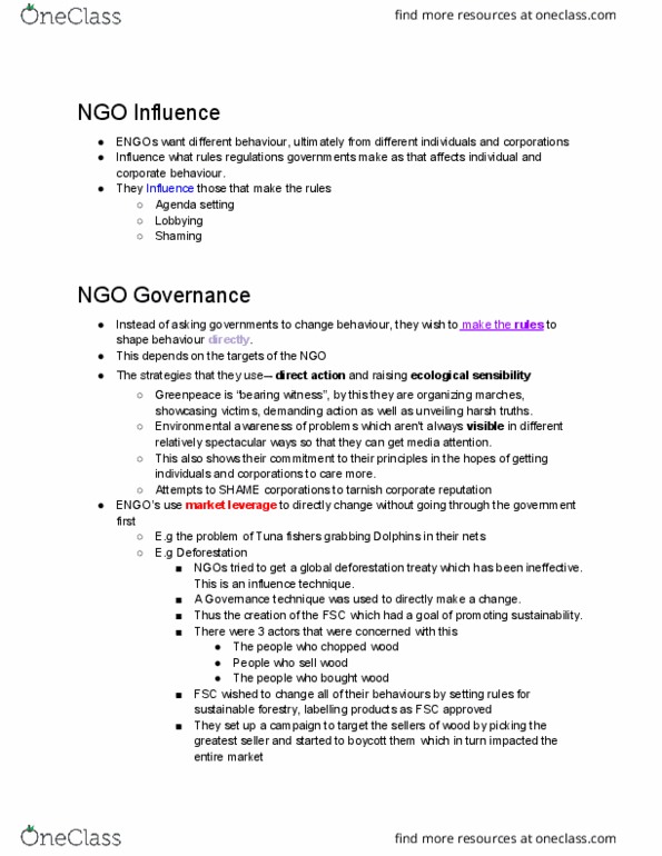 POLA01H3 Lecture Notes - Lecture 10: Engo, Supply Chain, Sustainable Forest Management thumbnail