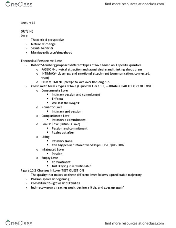 EDHD 320 Lecture Notes - Lecture 14: Robert Sternberg, Sexually Transmitted Infection, Satoshi Kanazawa thumbnail