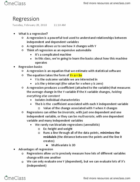 SMPA 2151 Lecture Notes - Lecture 9: List Of Statistical Packages, Confidence Interval, Data Journalism thumbnail