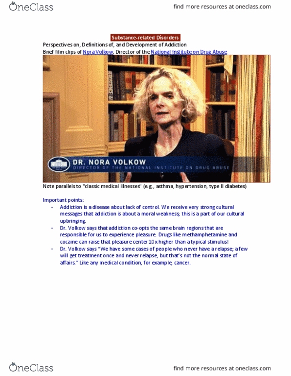 PSYCH 5681 Lecture Notes - Lecture 14: Hallucinogen Persisting Perception Disorder, Nora Volkow, Effects Of Cannabis thumbnail