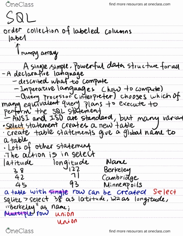 COMPSCI 61A Lecture 13: SQL Intro thumbnail